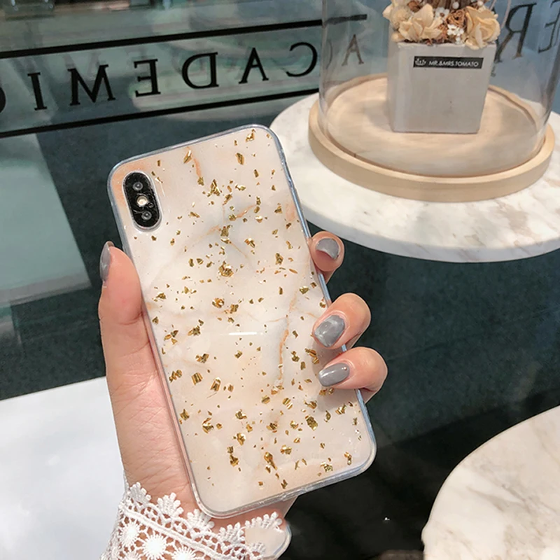 KISSCASE мраморный чехол для iphone X 6 6s 7 8 PlusFashion позолоченный Блестящий блестящий