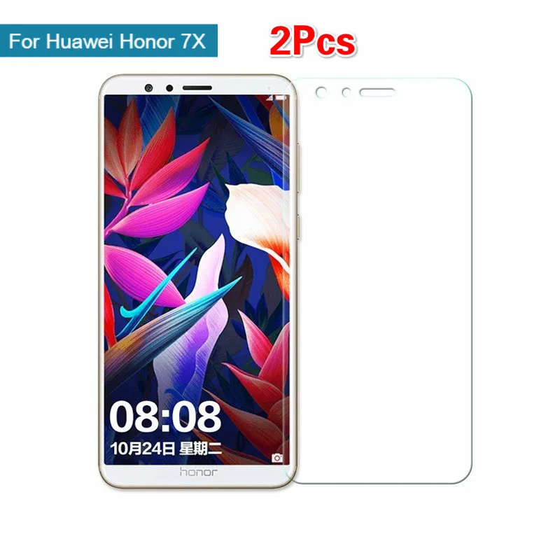 Закаленное стекло 9H для Huawei Honor 7X защитная пленка экрана 7x 2.5D покрытие BND L21 TL10 AL10 2