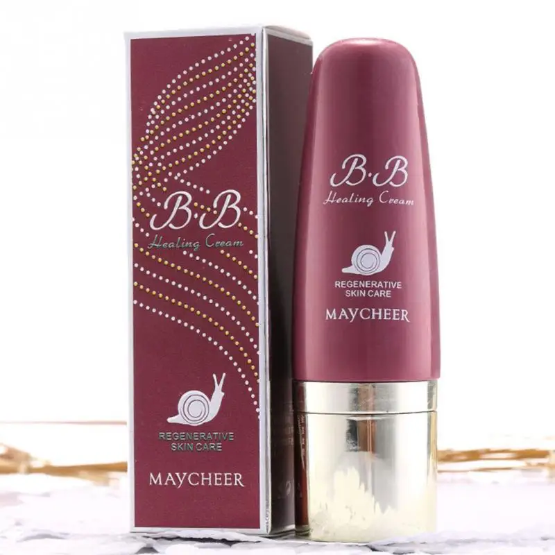 40ml Whitening Liquid BB Cream Snail Filtrate Foundation Natural Moisturizing Isolation Concealer |