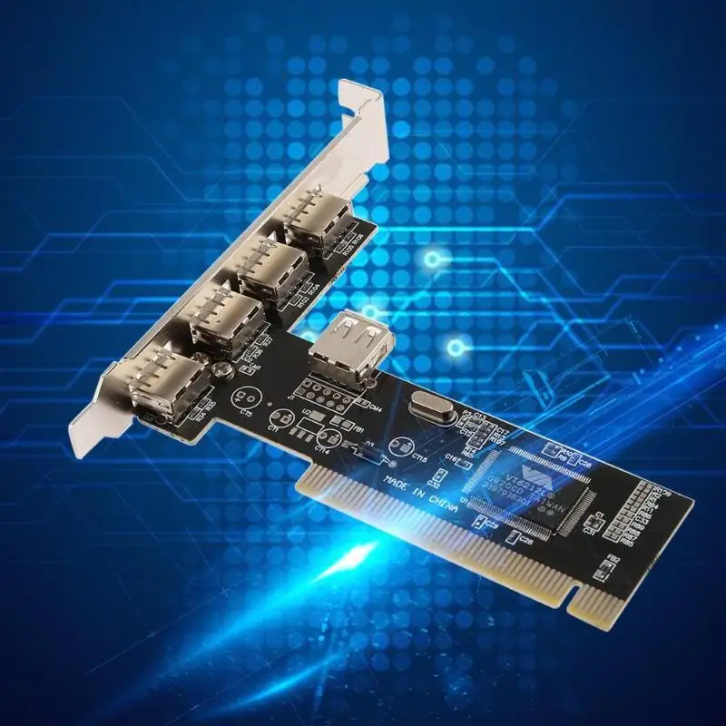 4 порта PCI E к USB 2 0 концентратор Express адаптер расширения|Платы расширения| |