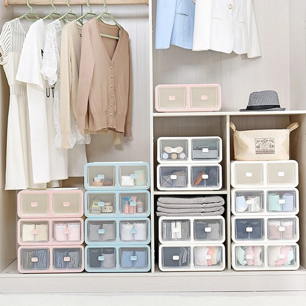 Ящик для хранения пластикового нижнего белья коробка разделитель органайзер