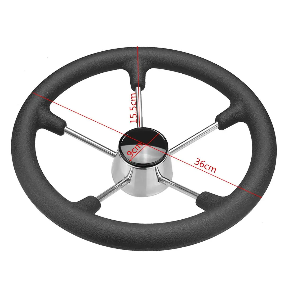 Рулевое колесо с 5 спицами из нержавеющей стали 3 вида|Морское оборудование| |