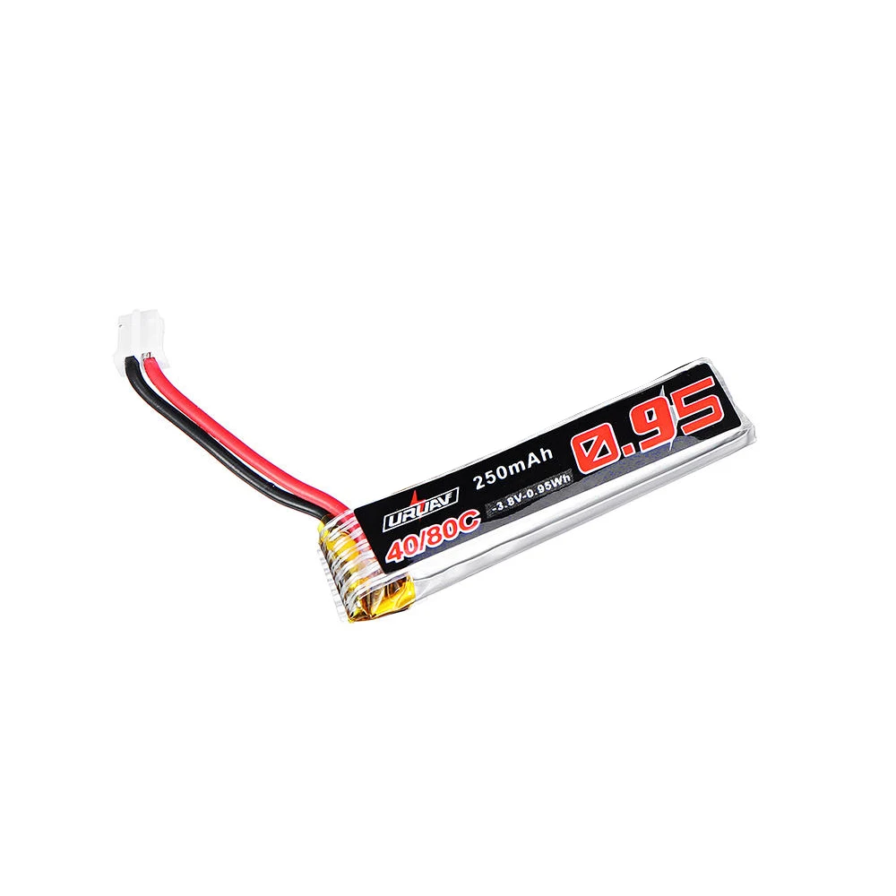 URUAV 3 8 V 250mAh 40C/80C 1S Lipo батарея W/PH2.0 разъем для Happymodel Mobula7 US65 UK65 QX65 Дрон FPV часть |