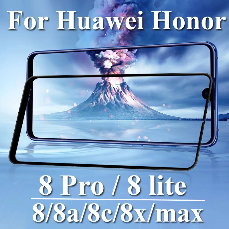 Защитное стекло для Huawei Honor 8x защита экрана 8c 8 Lite 8a 8X Max 9 10 P20 P30 защитная пленка из