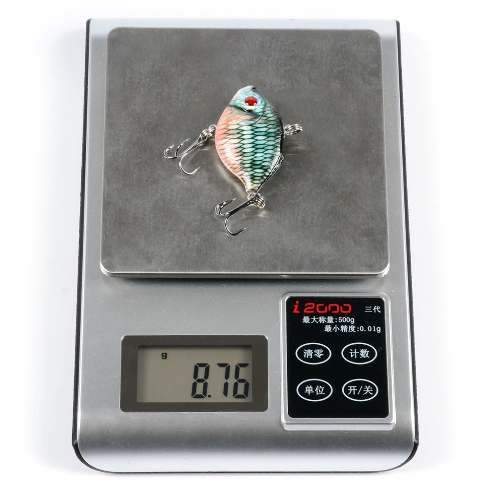 Lixada Mini VIB рыболовные приманки 4 5 см 8 г 2019 новые с тройными крючками 3D глаза