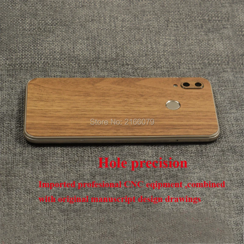 Для huawei P Smart Plus/Nova 3i 6 3 &quotПолное заднее покрытие 3D имитация дерева зерна защитная