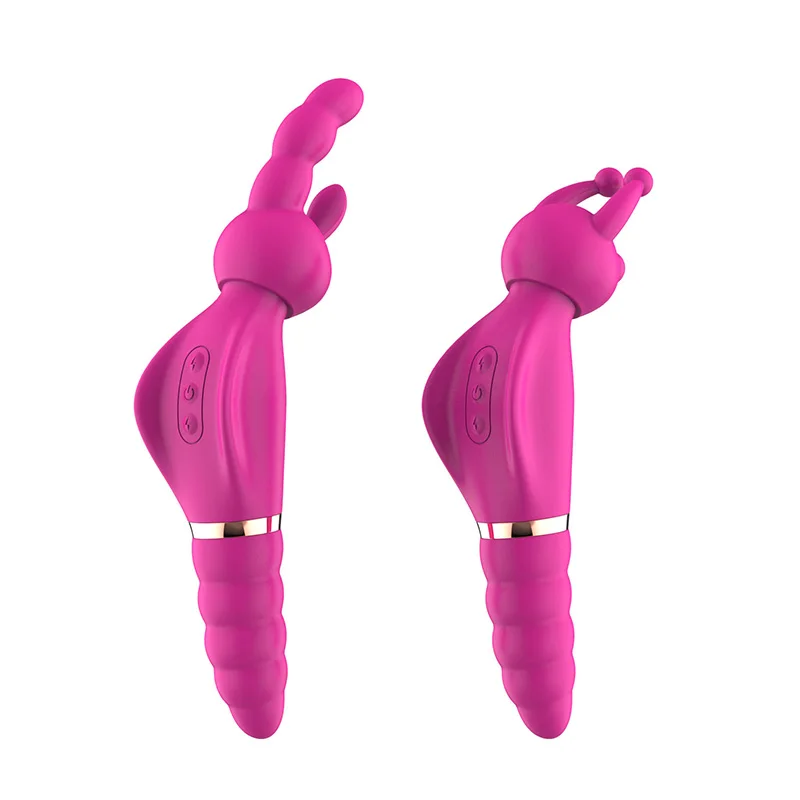 Фаллоимитатор с двойной головкой вибратор 2 головками Стимуляция клитора