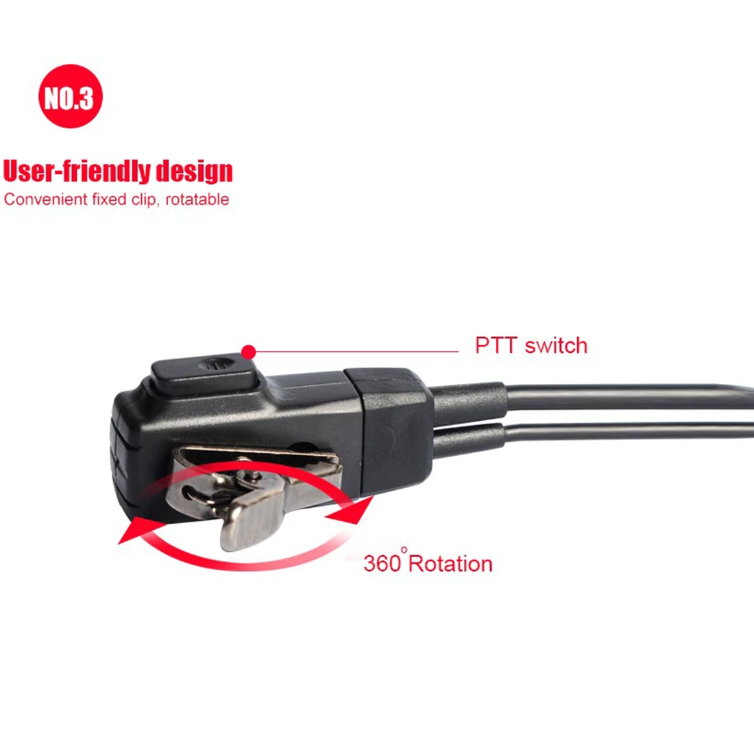 10 шт. аксессуары Air Acoustic Tube гарнитура динамик для Baofeng радио Walkie Talkie 888S UV-5R UV-82 |