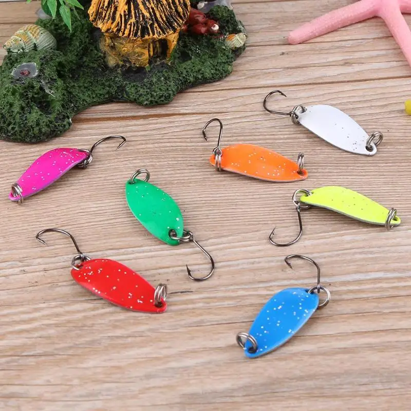 10 шт. металлическая блесна ложка рыболовная приманка Walk Fish 2 8 г 5 см жесткие