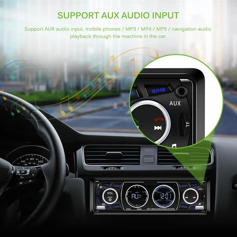 Автомагнитола Onever с Bluetooth mp3 плеером и USB зарядкой|Автомобильные радиоприемники| |