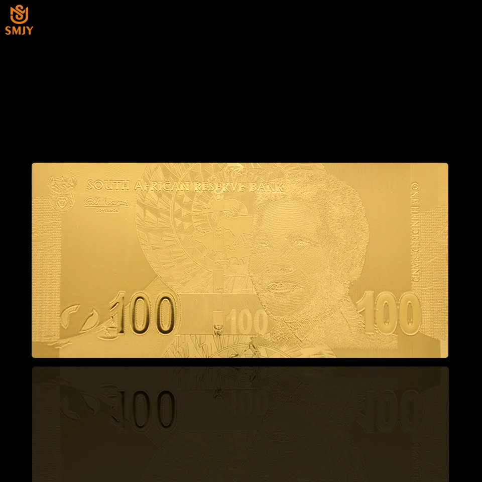 10 шт./лот набор копировальной бумаги Южной Африки 100 Rand Home Decor Золотая коллекция