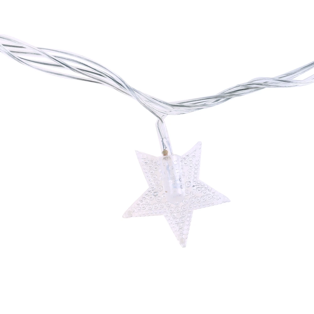 8.5M LED Star Fairy Garland String Light Novelty For New Year Christmas Wedding Home Indoor Decoration Battery Power EU Plug | Лампы и