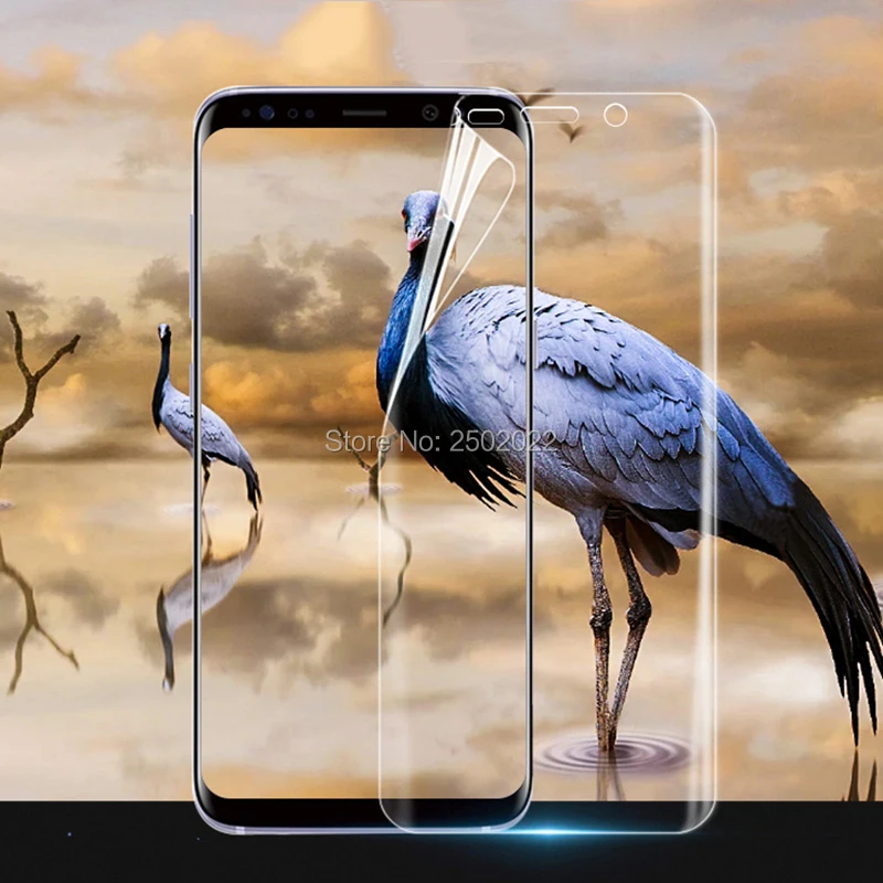 Защитная пленка для Galaxy S6 S9 S8 S7 Edge Plus 10 шт. мягкая защитная экрана 3D полная