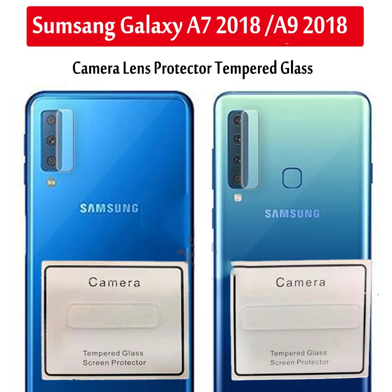 2 шт. для Samsung Galaxy A7 2018 аксессуар задней камеры Защитная пленка экрана полное