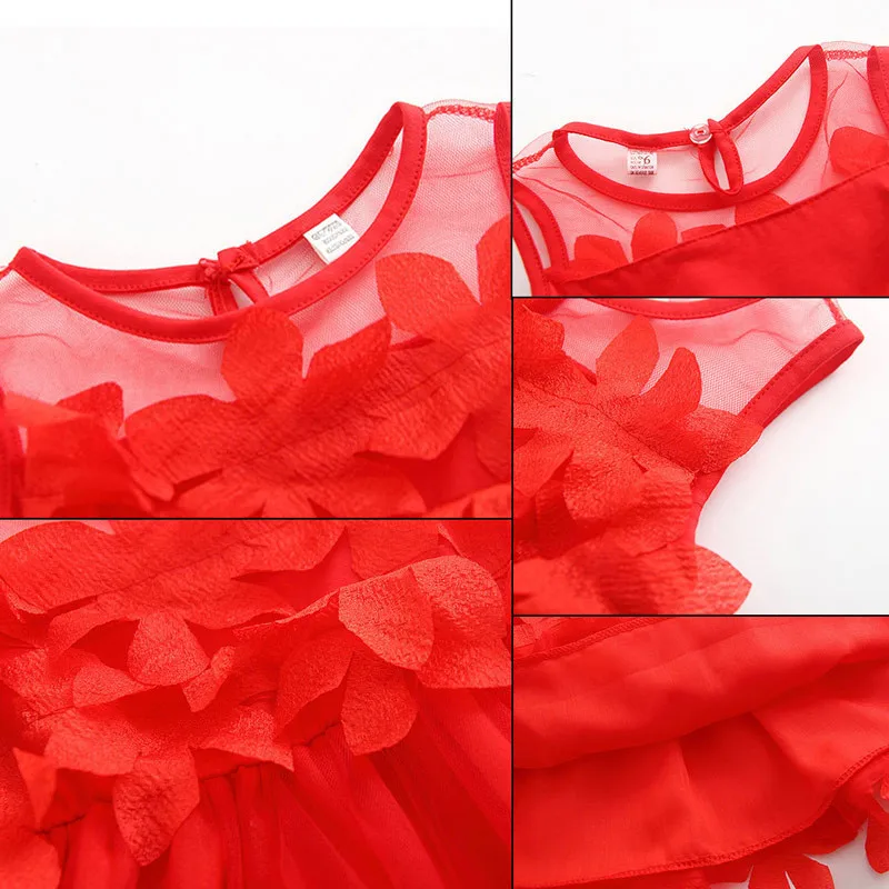 Платья для маленьких девочек летнее платье на крестины кружевное Vestido Infantil