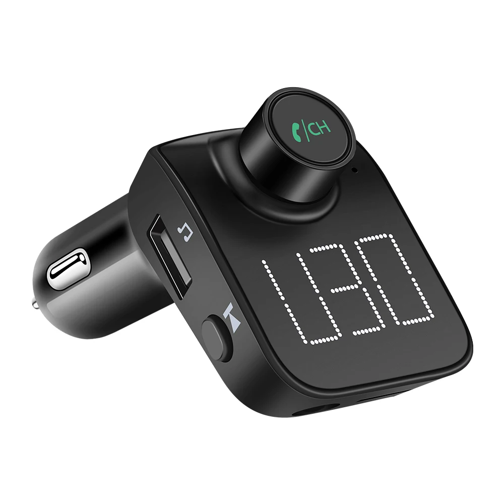 Автомобильный FM передатчик автомобильный стерео DC5V 2.4A USB зарядка MP3 плеер U диск