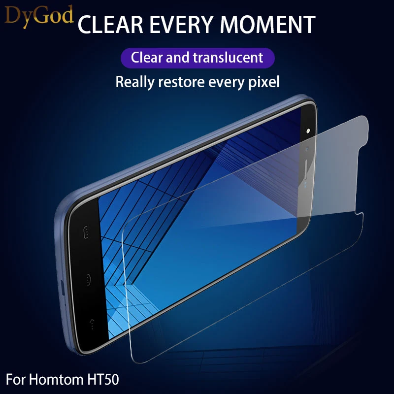 DyGod для Homtom HT17 HT7 закаленное стекло 5 дюймов Переднее Защитная пленка HT50 Замена