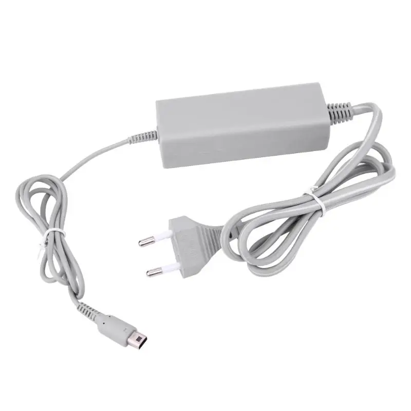 AC EU Plug Мощность адаптер шнур питания кабель для Wii U Gamepad контроллер 100% абсолютно