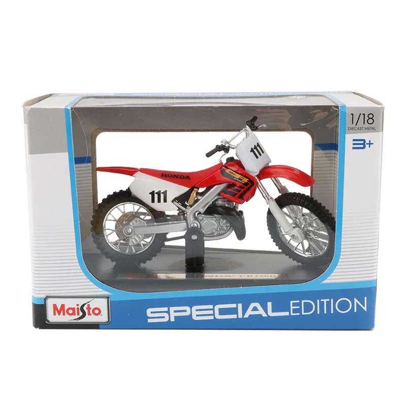 Maisto 1:18 Модель мотоцикла игрушка внедорожник CR250R сплав моделирование мотоцикл