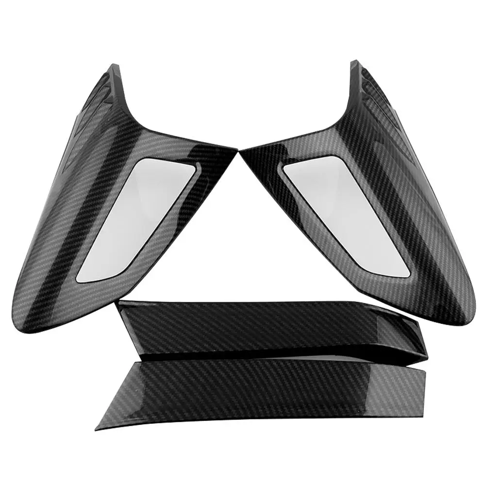 

4PCS Car Tail Light Cover Carbon Fiber Style Rear Back Lamp Tail Light Protective Cover Trim For Toyota CHR C-HR