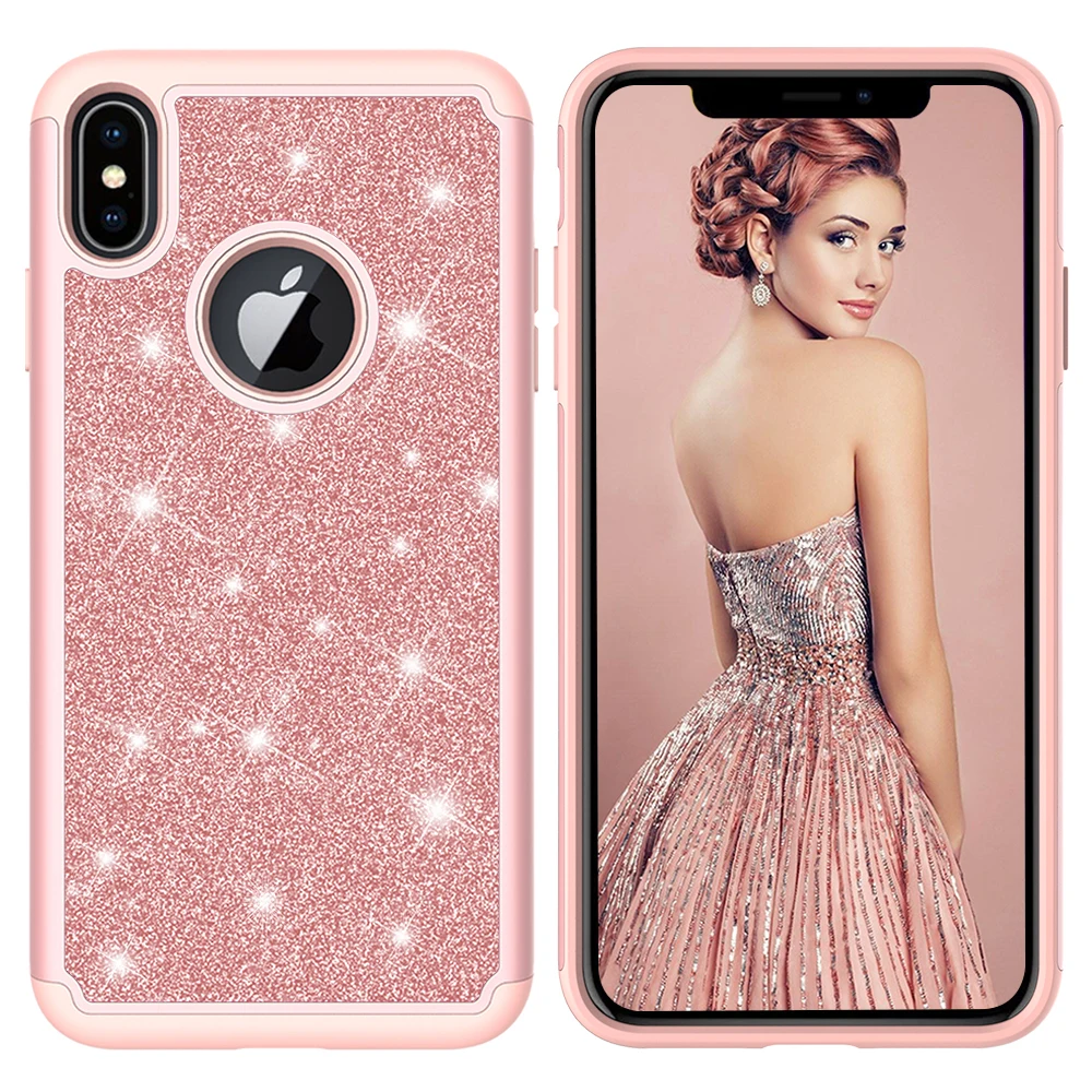 KISSCASE чехол со стразами и блестками для iPhone X XS MAX XR 7 8 Plus Мягкий блестящий 6 6S |