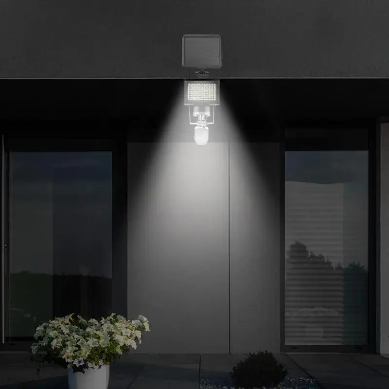 120 LED Солнечный Свет Настенный светодиодный солнечный свет Открытый прожектор с