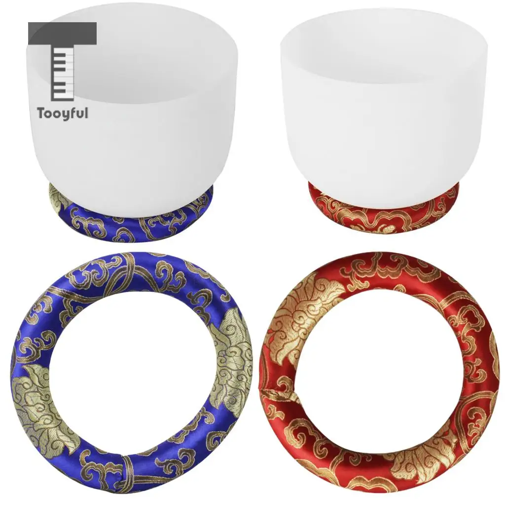 

Tooyful 7 ''дзен медитация тибетская Поющая чаша подушка кольцо Подушка для домашнего декора ремесло подарок