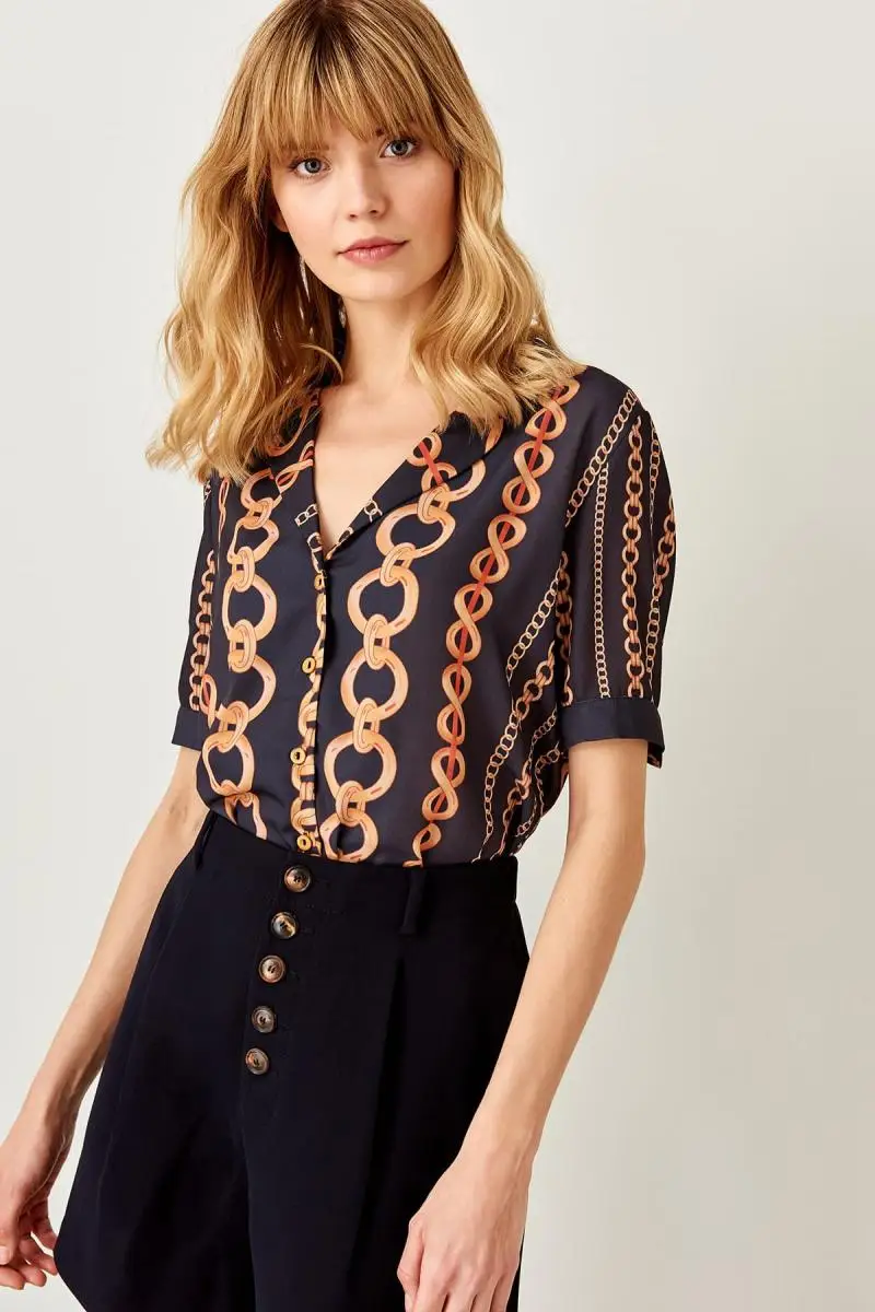 Trendyol разноцветная рубашка TWOSS19BB0138 |