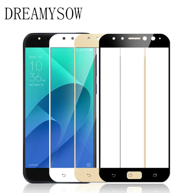 Полное покрытие закаленное стекло для ASUS 4MAX ZC520KL 5Z ZS620KL live L1 ZA550KL MAX M1 ZB601KL ZB602KL ZB570KL