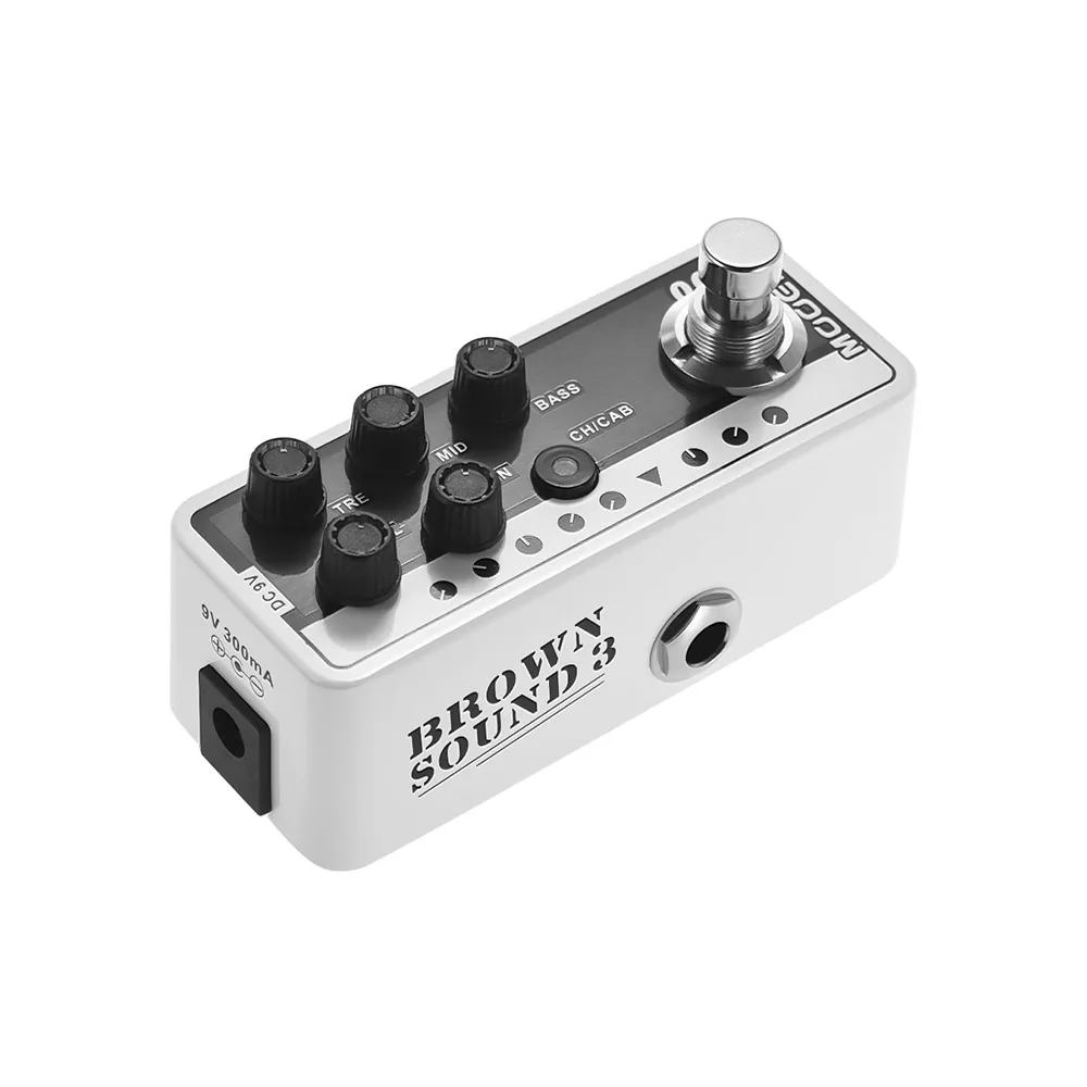 MOOER микро предусилитель серии 005 коричневый звук 3 современные 80s цифровой Гитара