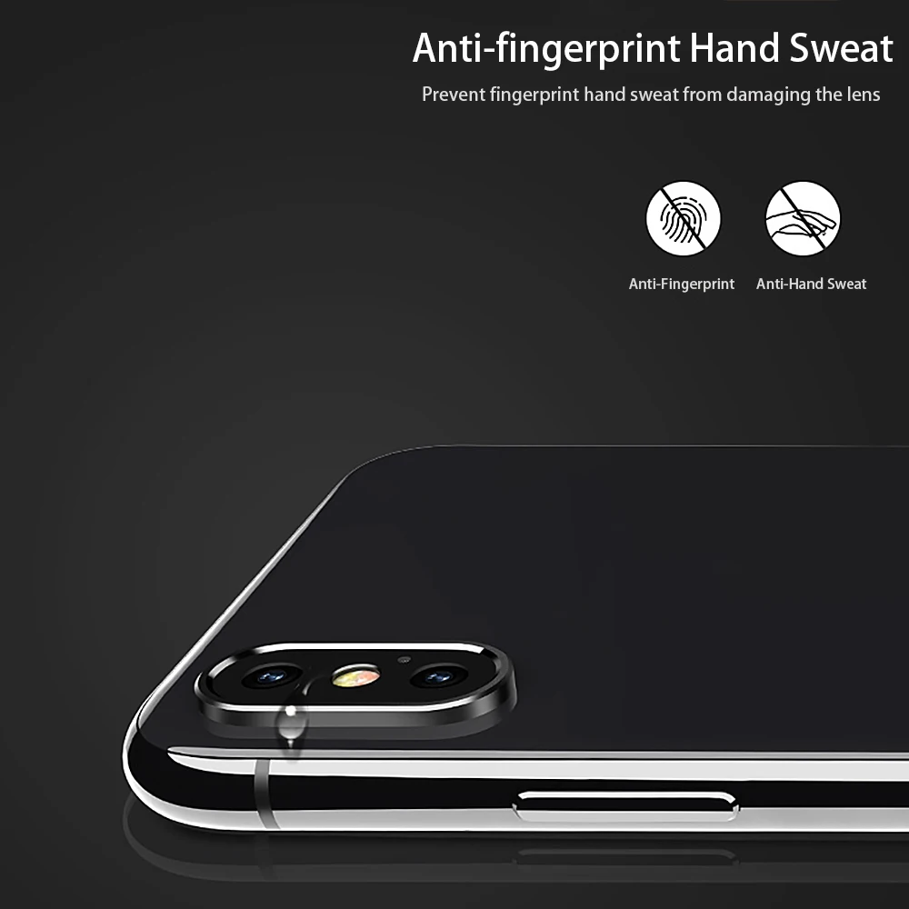 Комплект защитной пленки Powstro для камеры iPhone X задняя линза закаленное стекло
