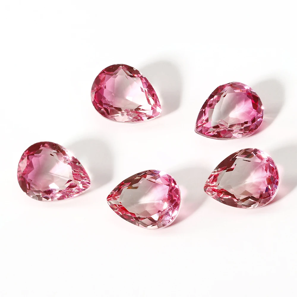 7x9 мм арбуз драгоценный камень 2 3 ct капли воды вырезают свободные камни высокое