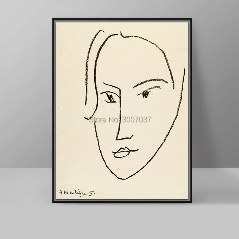 

100% ручная роспись абстрактная картина маслом Современная Скандинавская черная белая девушка плакат Холст Картина маслом Настенная картин...