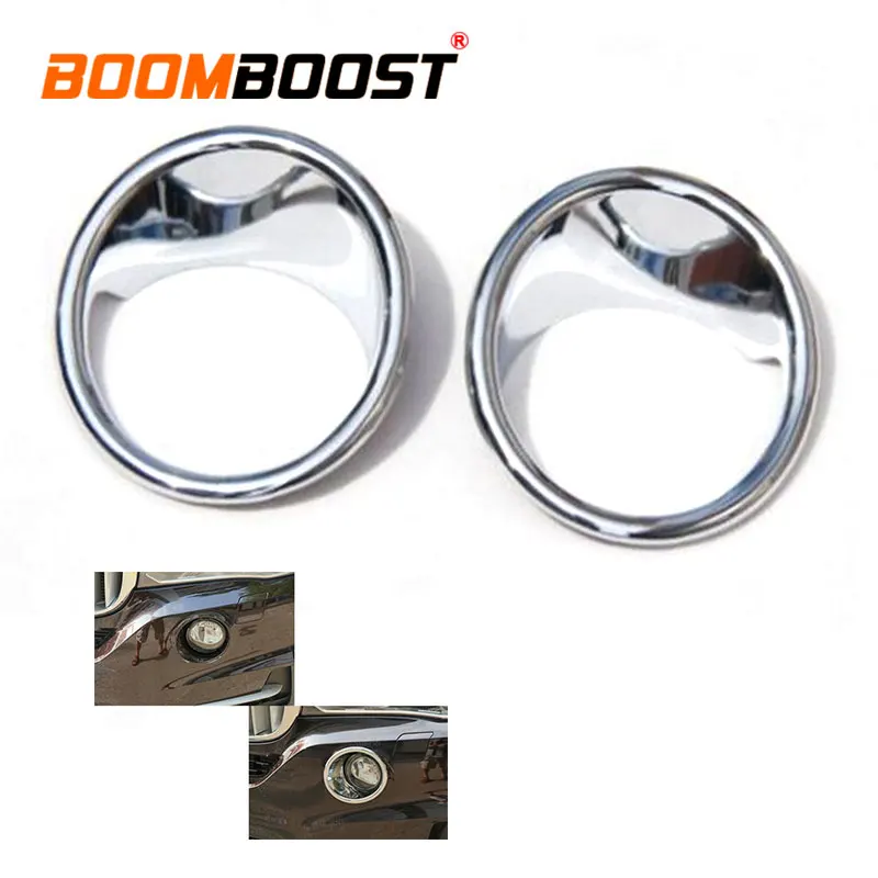 Car Stylings For BMW X5 F15 2014 2015 2pcs ABS Chrome Front Fog Light Lamp Cover Trim Headlight Decor Moudings Strip | Автомобили и
