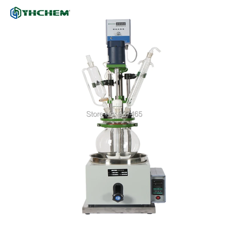 YHChem Новый 3L SLR3L одиночный стеклянный реакторный сосуд для дистилляции |