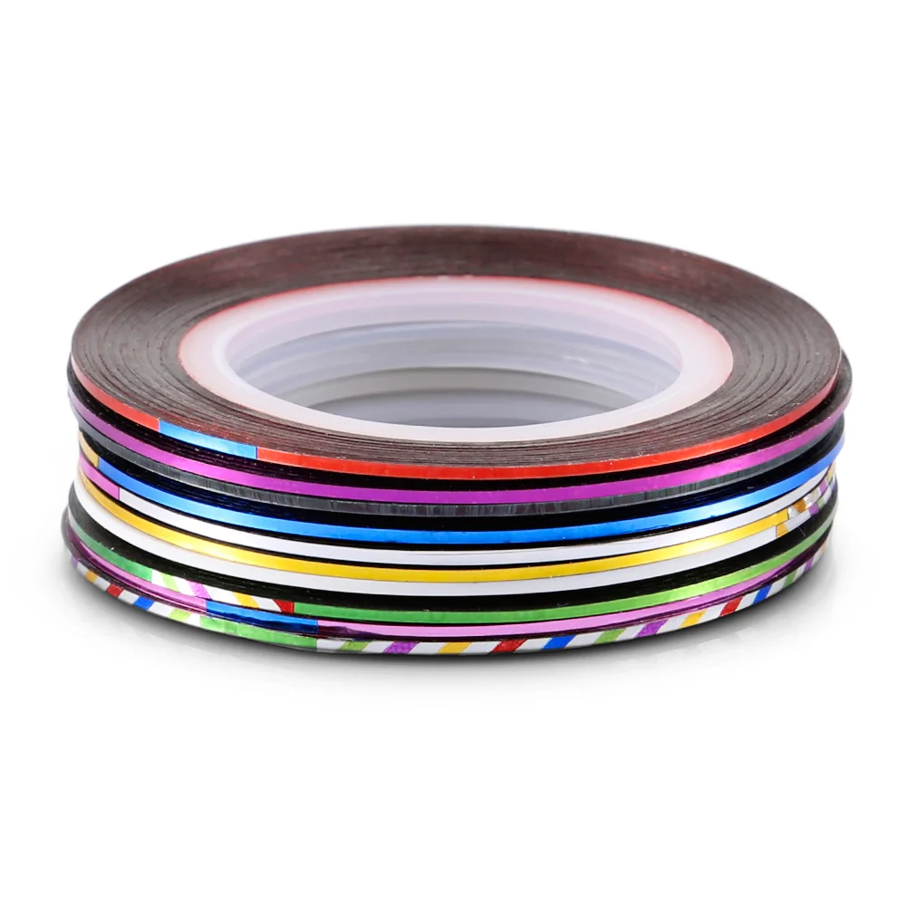 Набор инструментов для макияжа 15 шт. кисть дизайна ногтей 10 полосовая лента 5