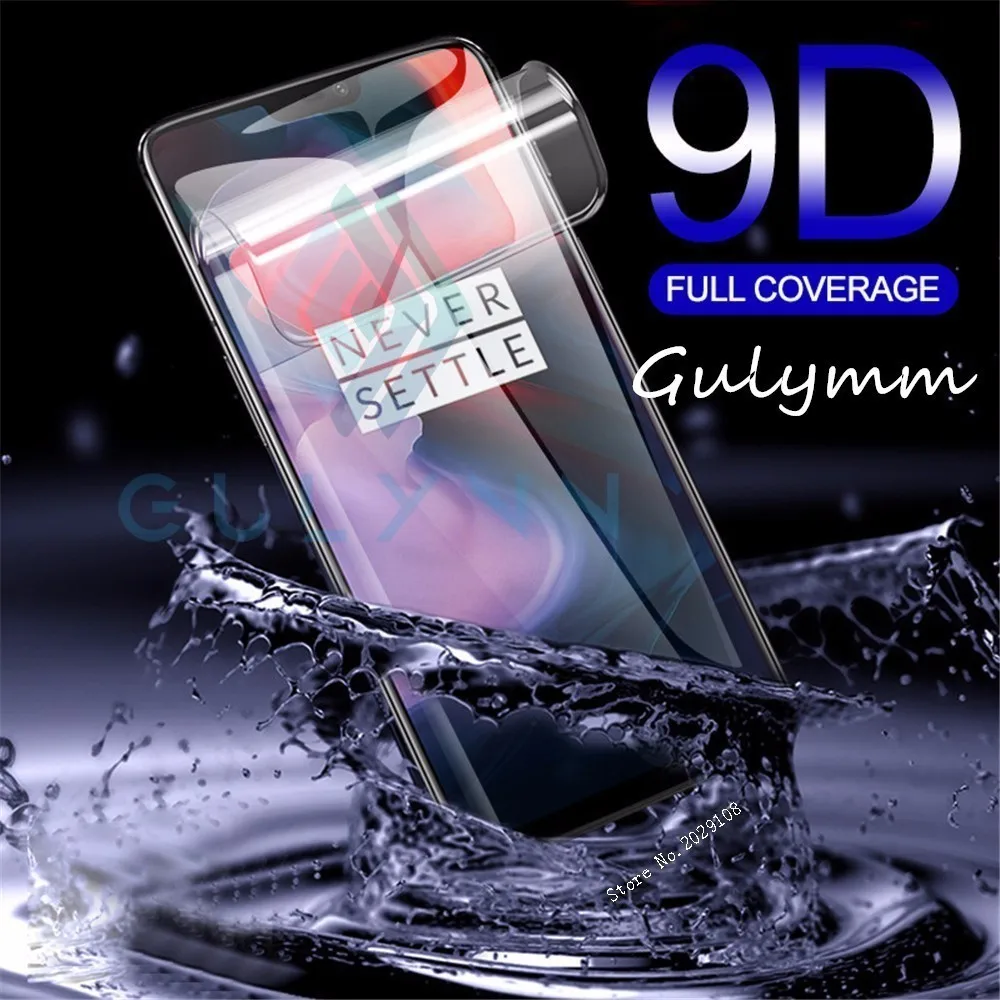 9D Защита экрана для ONE PLUS 5 5T полная Гидрогелевая пленка Oneplus 7 PRO 6 8 8Pro мягкая