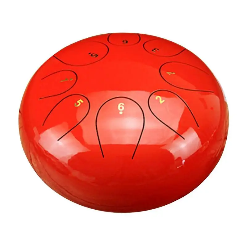 Бак барабана стальной язык повесить барабан с пятицветной шкалой 10 ''для