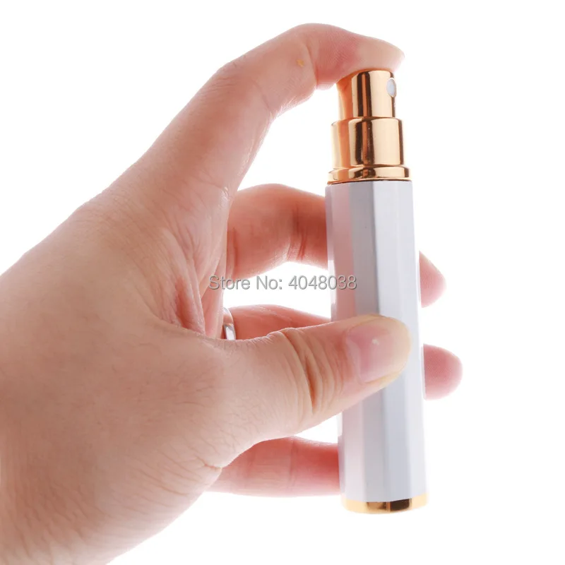 Delicate 8 ML Perfume Refillable Bottle Empty Rhombus Glass Liner Cosmetic Container Toner Spray Pump Sample Atomizer | Красота и