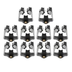 Вешалка для швабра и метла, 10 шт., держатель для метлы, органайзер для метлы, зажимы, Настенная садовая стойка для хранения с винтами