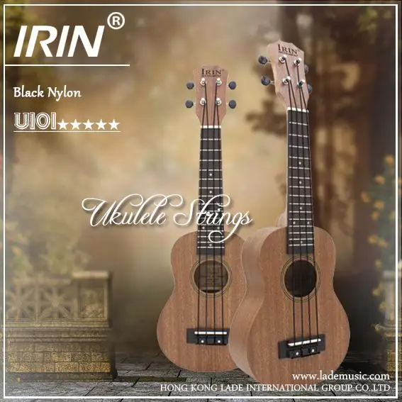 IRIN 4 шт. Гавайские Гитары Струны черные нейлоновые струны для 21/23/26 дюймов укулеле