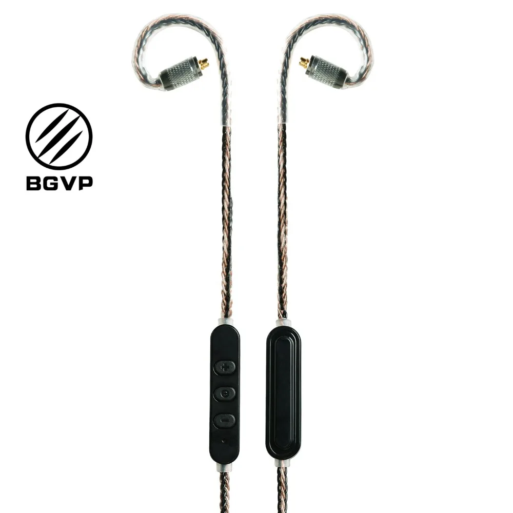BGVP M1 гарнитура Bluetooth 4 1 APTX кабель MMCX линия HiFi внутриканальный провод один кристалл