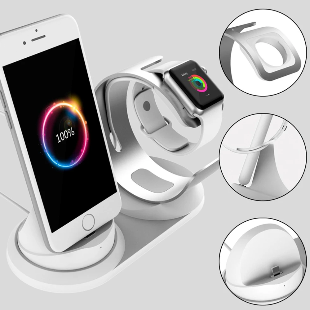 Настольная зарядная док станция для Apple Watch подставка зарядного устройства