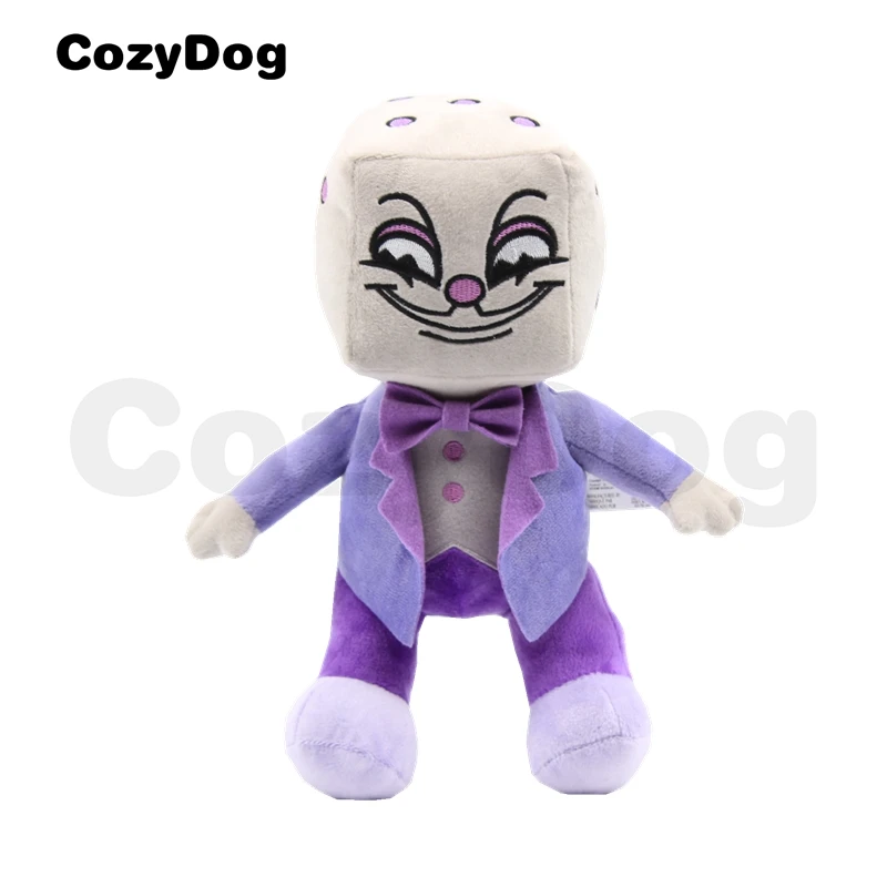 

27 CM Hot Sale King Dice Plush Toy Doll Game Cuphead Stuffed Toys for Children