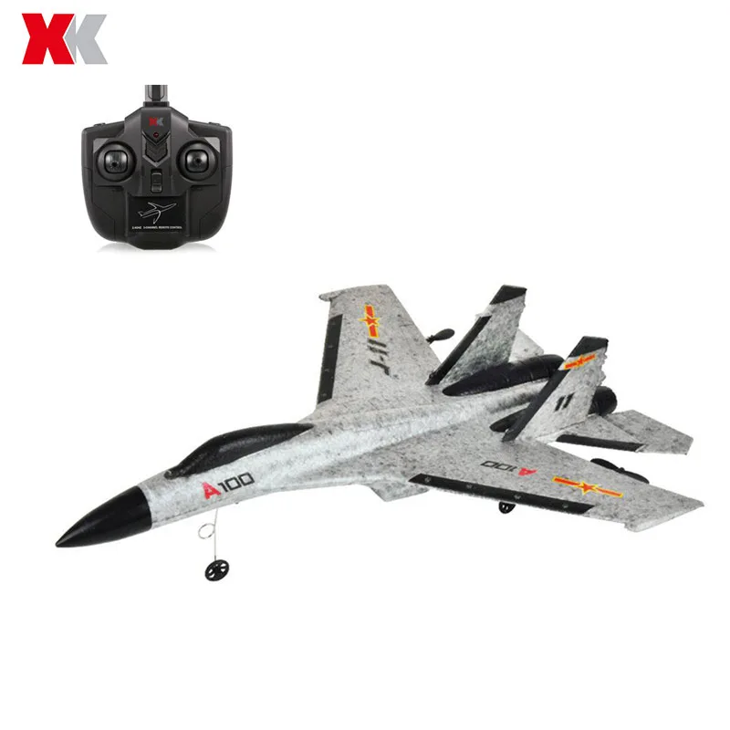 Новые поступления XK A100-J11 EPP 340 мм размах крыльев 2 4G 3CH RC самолет с неподвижным