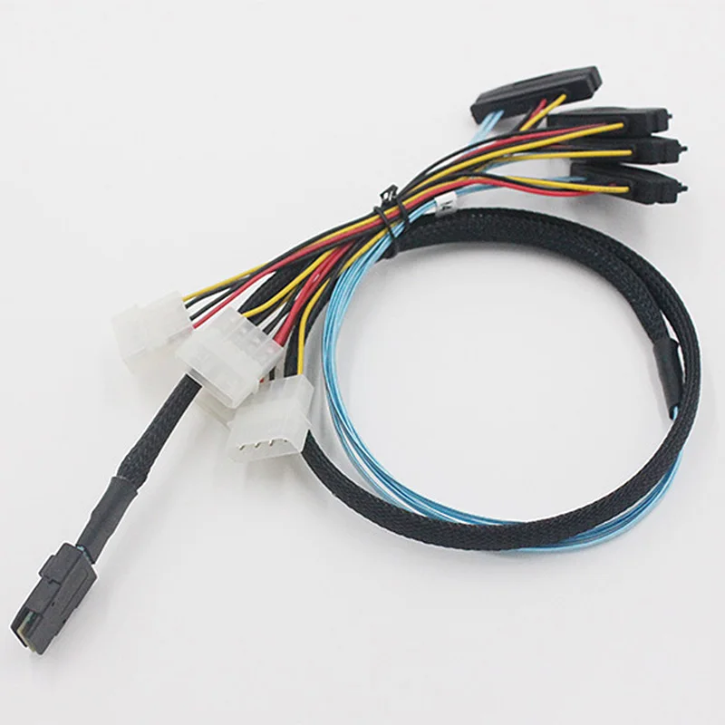 Mini Sas Hd Sff-8643 до 4Xsas 29 контактный разъем (Sff-8482) Разъемы с жесткими дисками Sata
