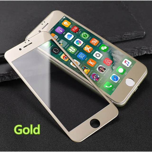 Закаленное 3d-стекло с мягкими краями и полным покрытием для iPhone 6 7 8 стеклянная