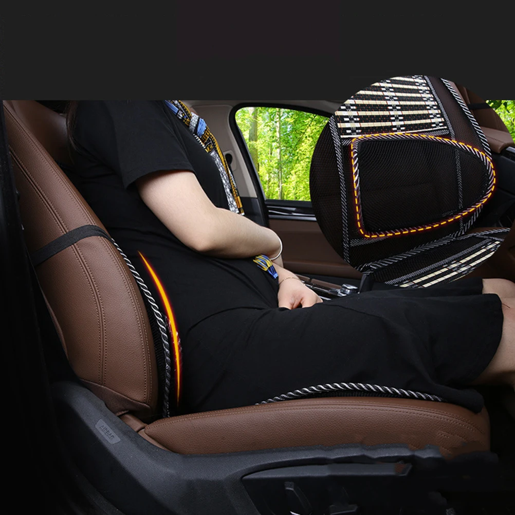 1 шт. универсальный чехол для автомобильных сидений подушка бамбуковый ломтик