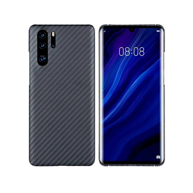 

CF skin Carbon fiber phone case for Huawei P30pro Huawei P30 Thin and light attributes Aramid fiber material