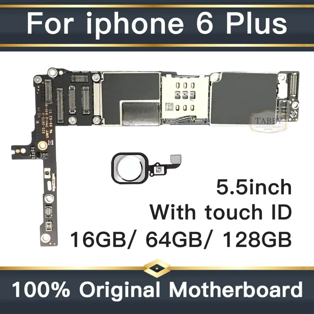 Материнская плата для iphone 6 plus Заводская разблокированная 16 ГБ 64 128 IOS материнская